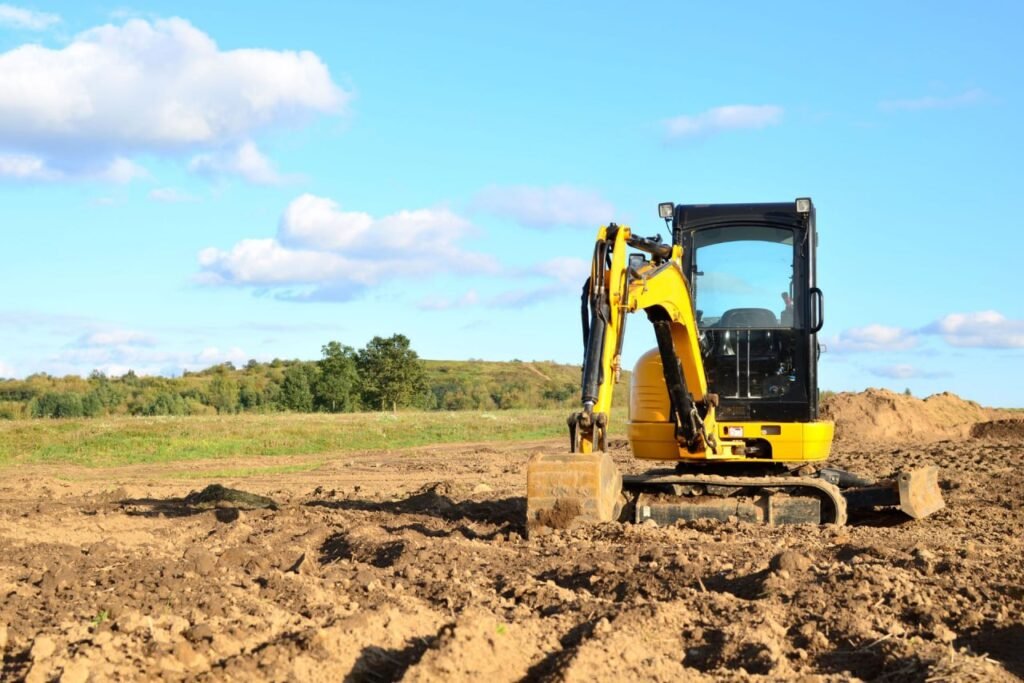 Mini Excavator And Operator